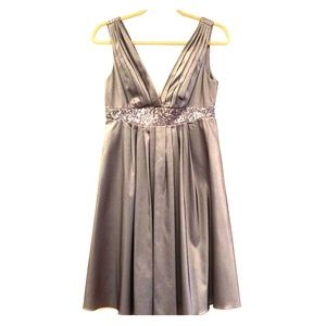 New Years Eve Metallic Cocktail Dress Maggy London